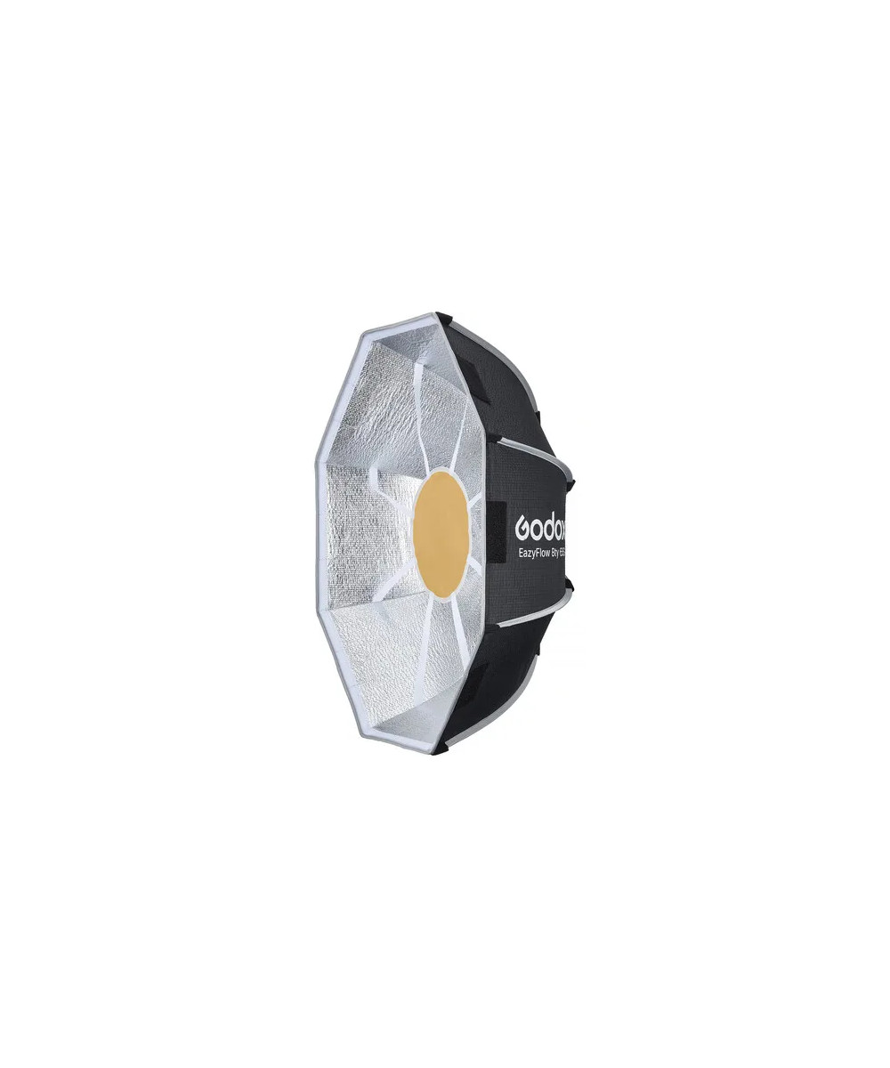 EAZYFLOW BOWENS MOUNT FOLDABLE BEAUTY DISH 65CM (BLACK AND SILVER)