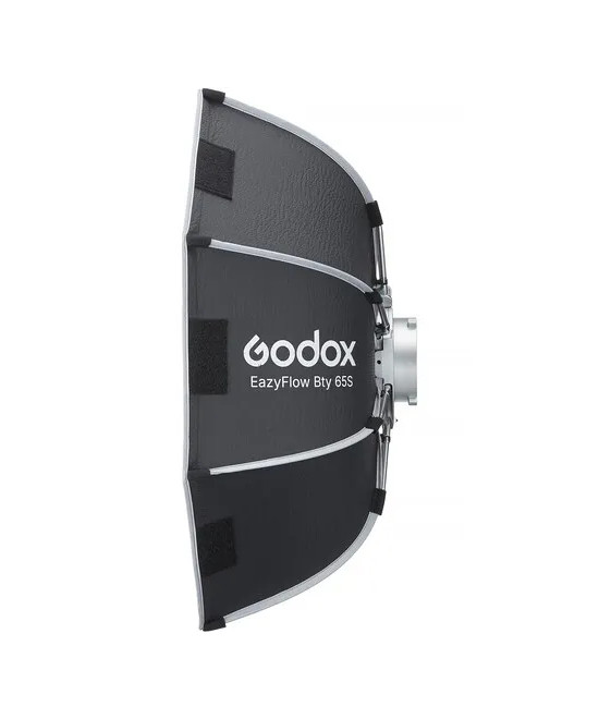 EAZYFLOW BOWENS MOUNT FOLDABLE BEAUTY DISH 65CM (BLACK AND SILVER)