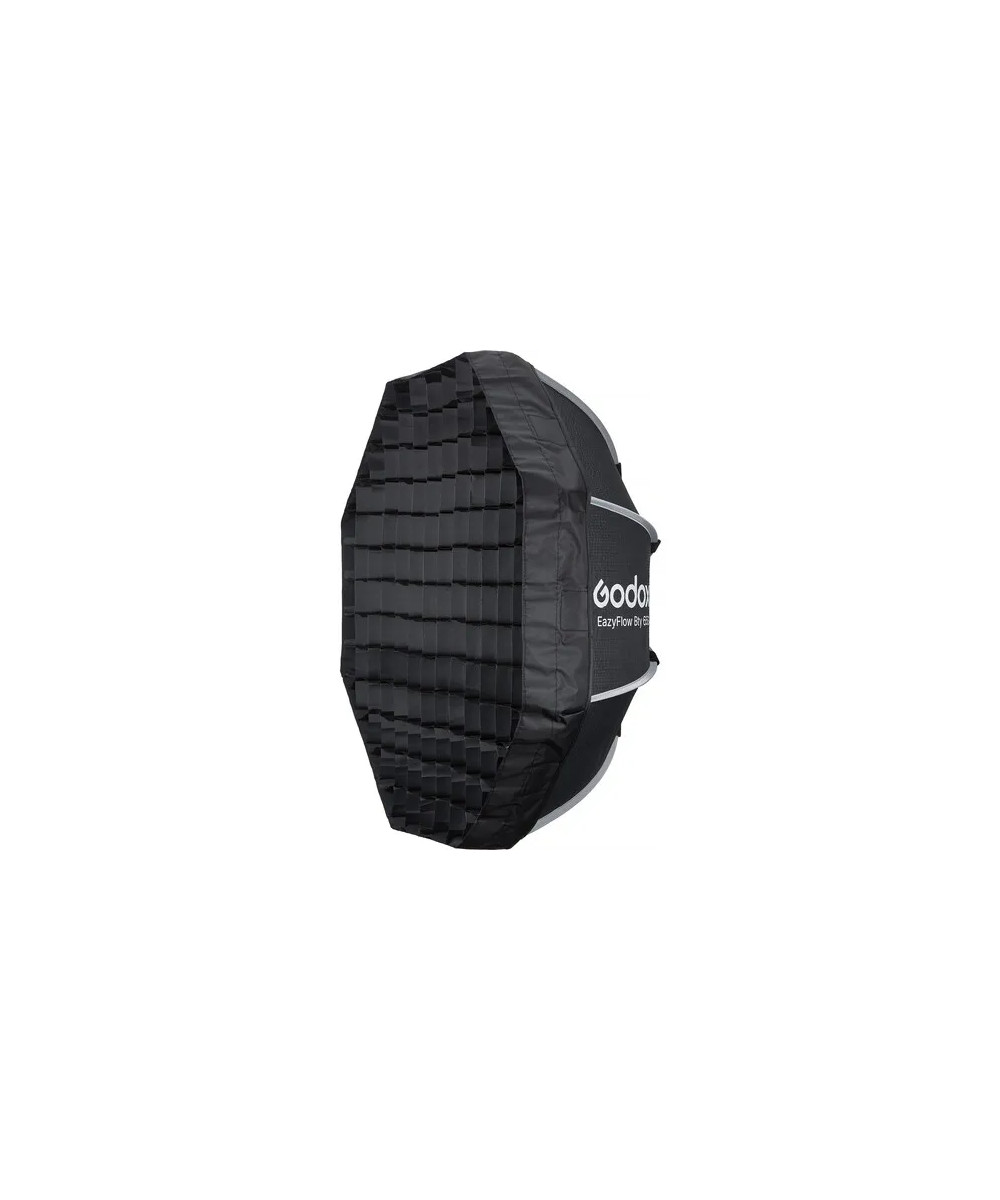 EAZYFLOW BOWENS MOUNT FOLDABLE BEAUTY DISH 65CM (BLACK AND SILVER)