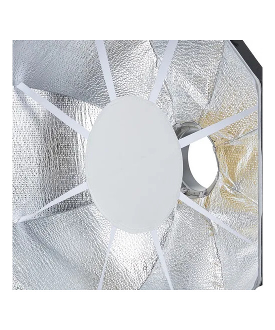 EAZYFLOW BOWENS MOUNT FOLDABLE BEAUTY DISH 65CM (BLACK AND SILVER)