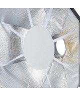 EAZYFLOW BOWENS MOUNT FOLDABLE BEAUTY DISH 65CM (BLACK AND SILVER)