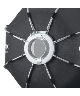 EAZYFLOW BOWENS MOUNT FOLDABLE BEAUTY DISH 65CM (BLACK AND SILVER)
