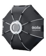 EAZYFLOW BOWENS MOUNT FOLDABLE BEAUTY DISH 65CM (BLACK AND SILVER)