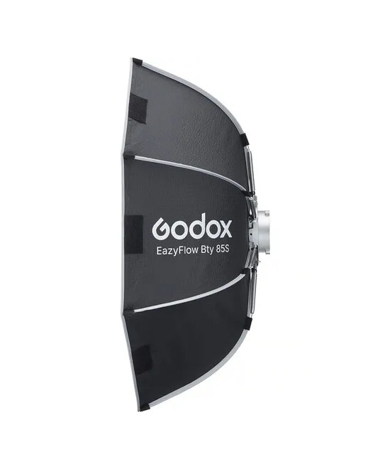 EAZYFLOW BOWENS MOUNT FOLDABLE BEAUTY DISH 85CM (BLACK AND WHITE)