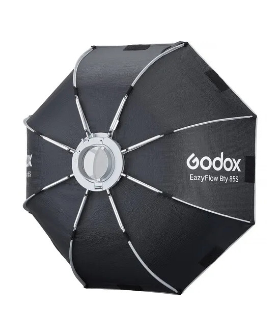 EAZYFLOW BOWENS MOUNT FOLDABLE BEAUTY DISH 85CM (BLACK AND WHITE)