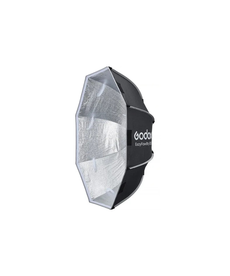 EAZYFLOW BOWENS MOUNT FOLDABLE BEAUTY DISH 85CM (BLACK AND SILVER)
