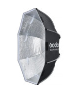EAZYFLOW BOWENS MOUNT FOLDABLE BEAUTY DISH 85CM (BLACK AND SILVER)