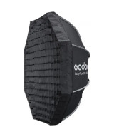 EAZYFLOW BOWENS MOUNT FOLDABLE BEAUTY DISH 85CM (BLACK AND SILVER)