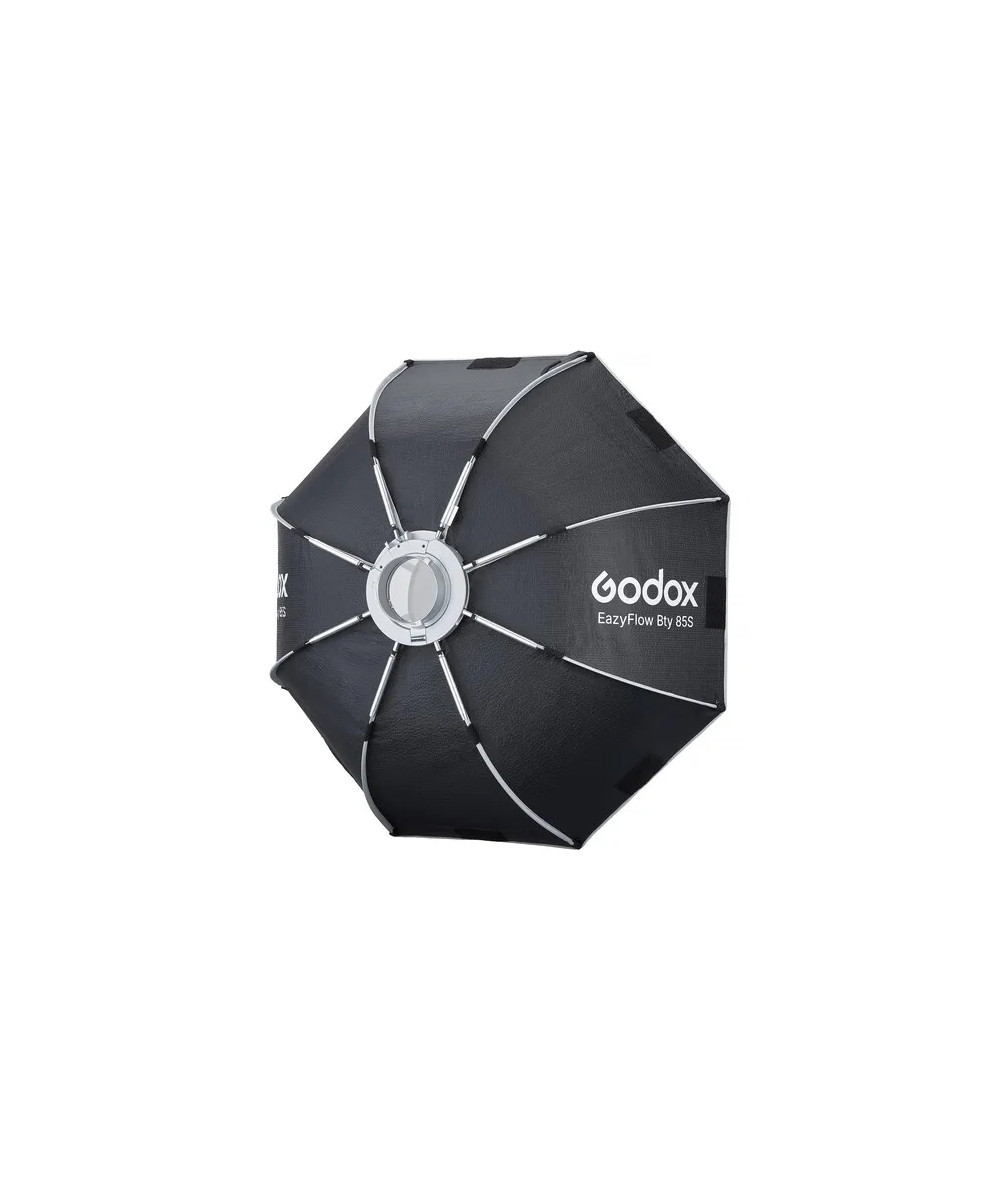 EAZYFLOW BOWENS MOUNT FOLDABLE BEAUTY DISH 85CM (BLACK AND SILVER)
