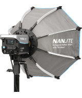Softbox ottagonale a chiusura rapida 40cm con griglia, Attacco FM