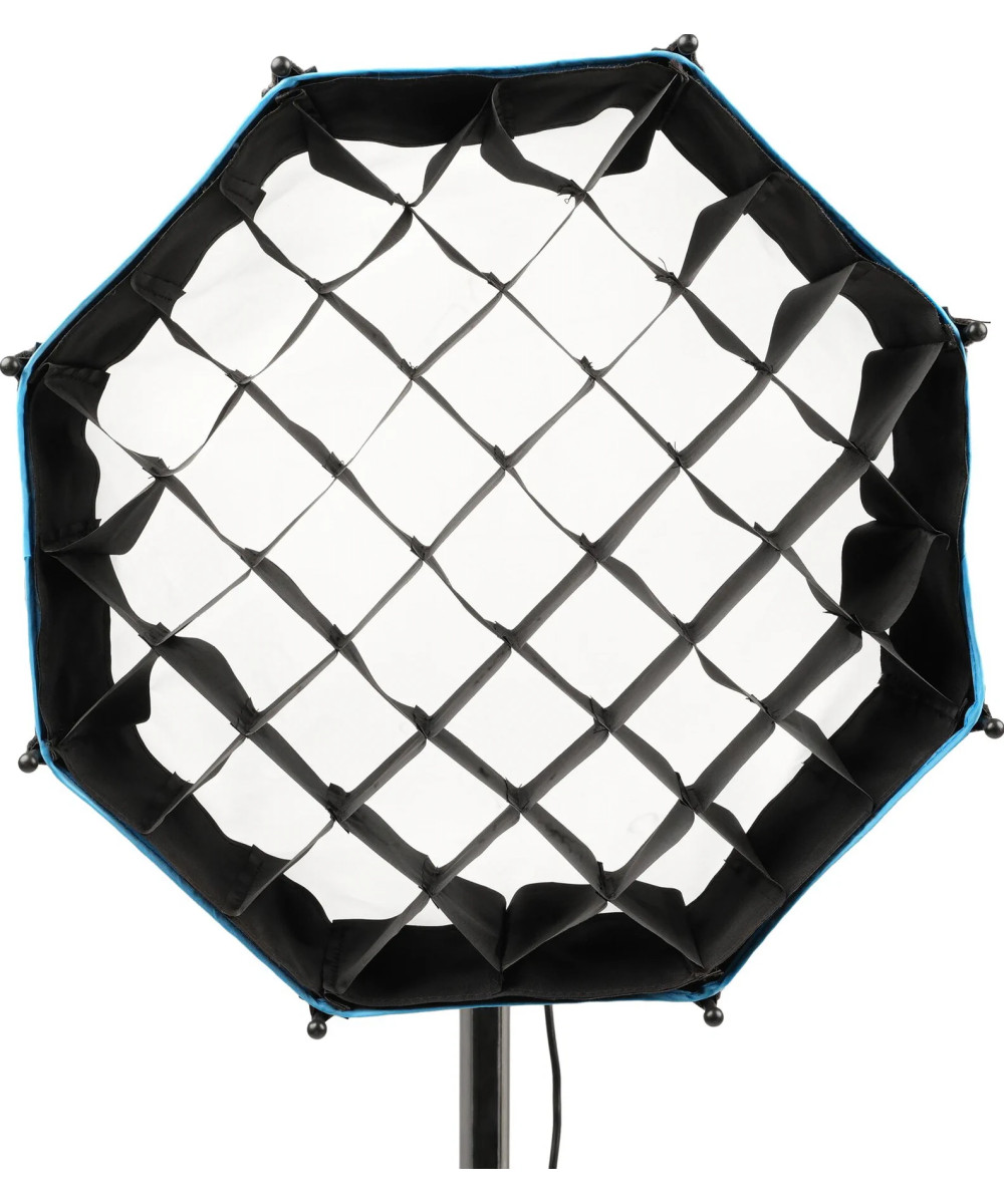 Softbox ottagonale a chiusura rapida 40cm con griglia, Attacco FM