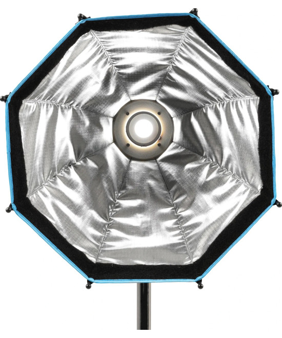 Softbox ottagonale a chiusura rapida 40cm con griglia, Attacco FM