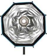 Softbox ottagonale a chiusura rapida 40cm con griglia, Attacco FM