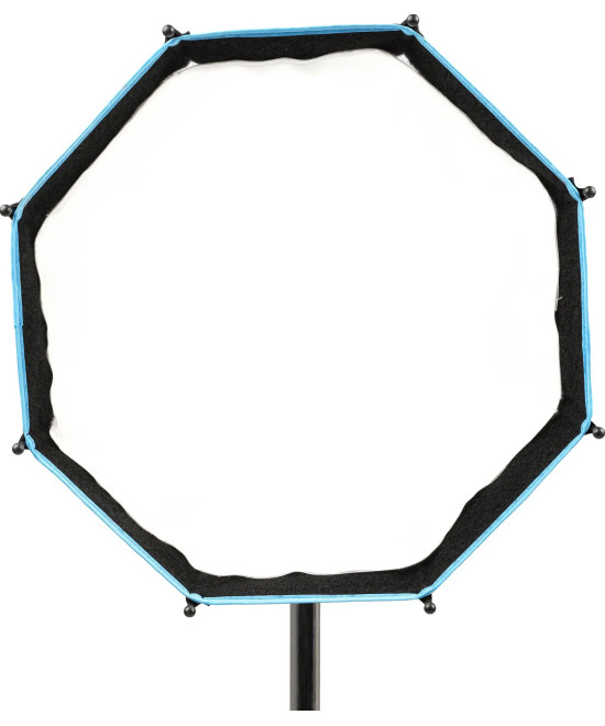 Softbox ottagonale a chiusura rapida 40cm con griglia, Attacco FM