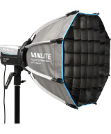 Softbox ottagonale a chiusura rapida 40cm con griglia, Attacco FM