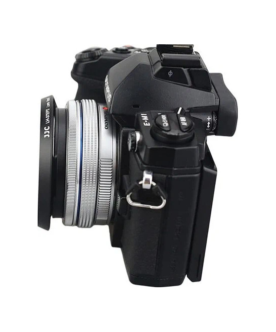 LH-37EPII paraluce 3,7 cm Rotondo Nero