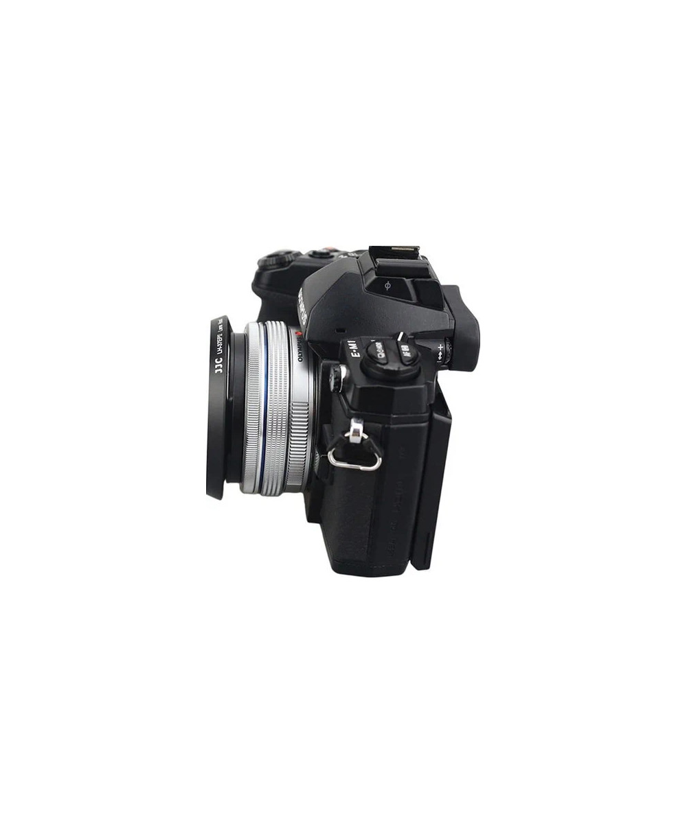 LH-37EPII paraluce 3,7 cm Rotondo Nero