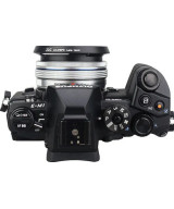 LH-37EPII paraluce 3,7 cm Rotondo Nero