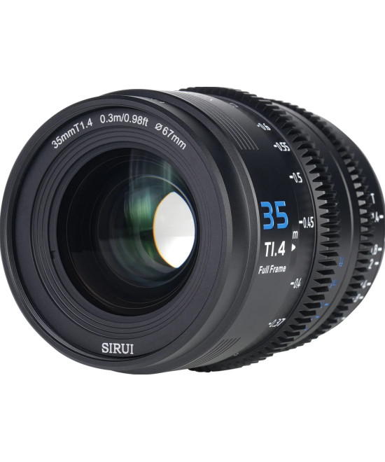 VP-1 Vision Prime 35mm t/1.4 Black Sony E-Mount Nativo - Baionette RF/Z/L-Mount in dotazione