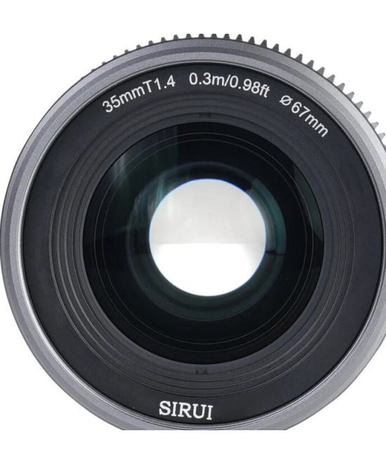 VP-1 Vision Prime 35mm t/1.4 Metal Grey Sony E-Mount Nativo - Baionette RF/Z/L-Mount in dotazione