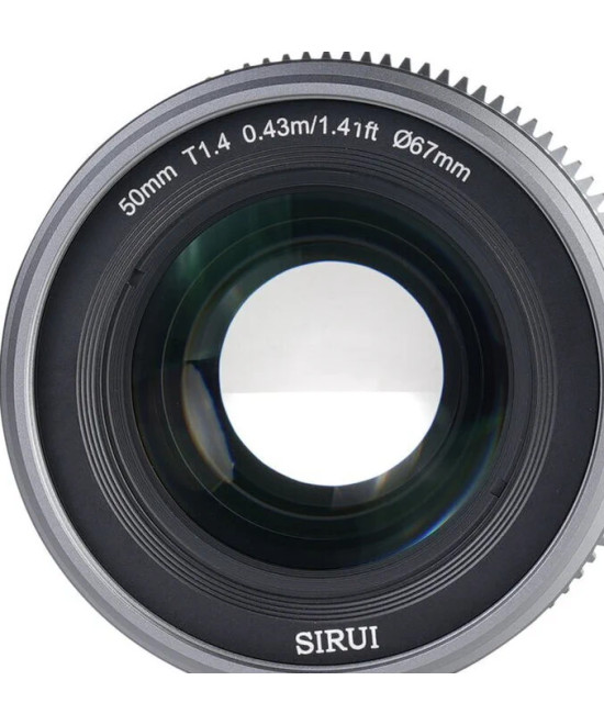 VP-1 Vision Prime 50mm t/1.4 Metal Grey Sony E-Mount Nativo - Baionette RF/Z/L-Mount in dotazione