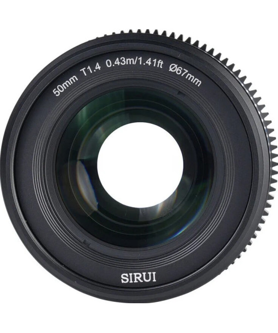 VP-1 Vision Prime 50mm t/1.4 Black Sony E-Mount Nativo - Baionette RF/Z/L-Mount in dotazione