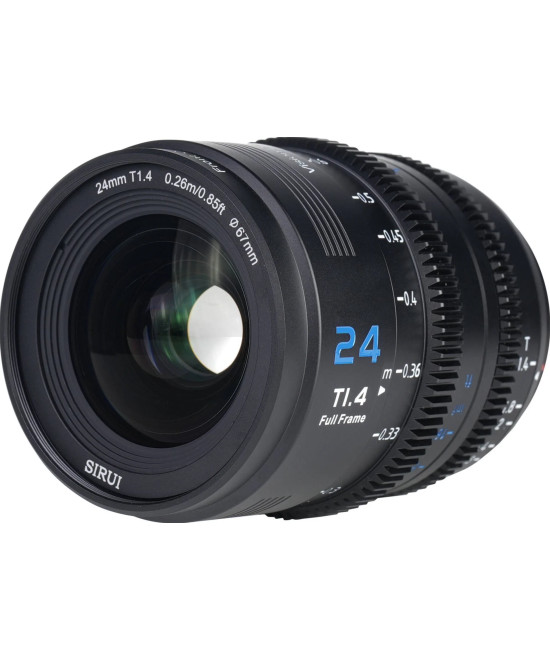 VP-1 Vision Prime 24mm t/1.4 Black Sony E-Mount Nativo - Baionette RF/Z/L-Mount in dotazione