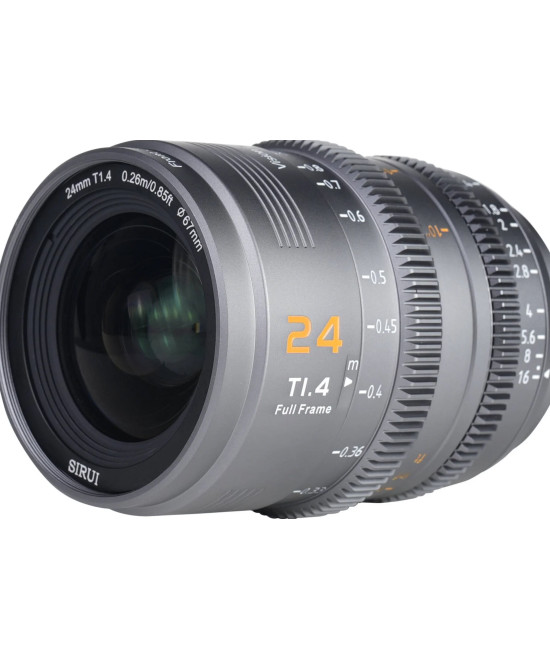 VP-1 Vision Prime 24mm t/1.4 Metal Grey Sony E-Mount Nativo - Baionette RF/Z/L-Mount in dotazione