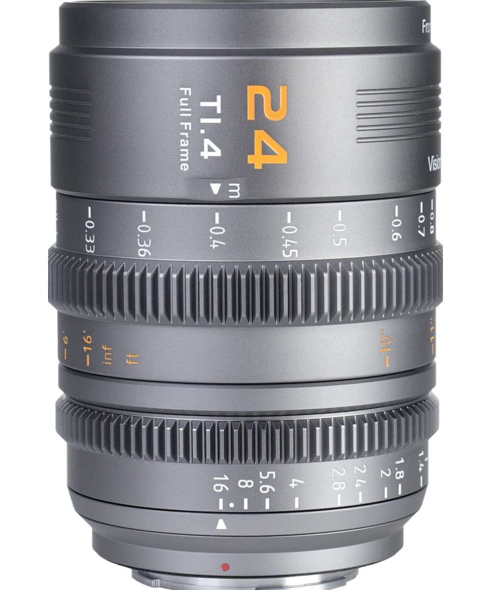 VP-1 Vision Prime 24mm/35mm/50mm t/1.4 Metal Grey Sony E-Mount Nativo - Baionette RF/Z/L-Mount in dotazione