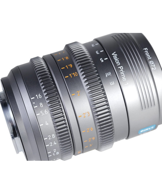 VP-1 Vision Prime 24mm/35mm/50mm t/1.4 Metal Grey Sony E-Mount Nativo - Baionette RF/Z/L-Mount in dotazione