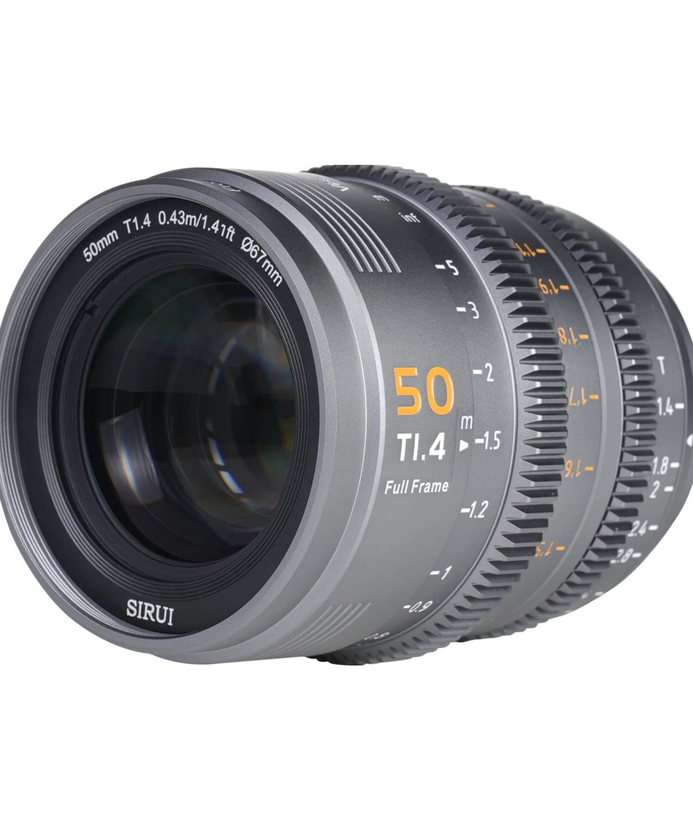 VP-1 Vision Prime 24mm/35mm/50mm t/1.4 Metal Grey Sony E-Mount Nativo - Baionette RF/Z/L-Mount in dotazione