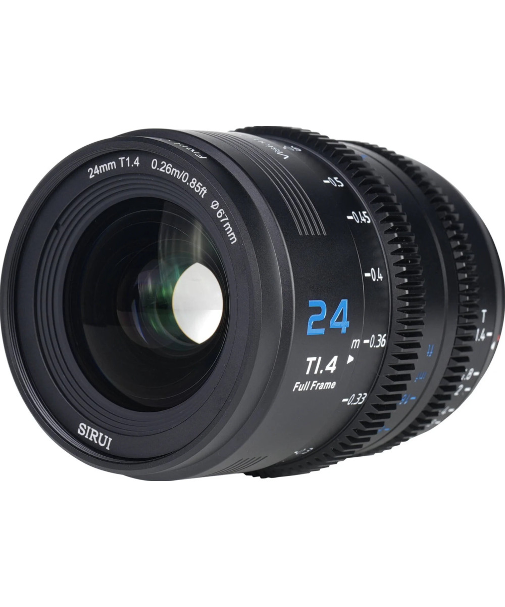 VP-1 Vision Prime 24mm/35mm/50mm t/1.4 Black Sony E-Mount Nativo - Baionette RF/Z/L-Mount in dotazione