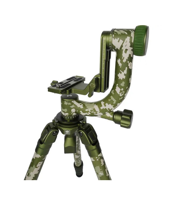 Treppiede in carbonio CT-3204 + Testa Gimbal CH20 Camouflage