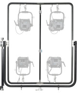 Frame per 4 luci EVOKE con perno Junior