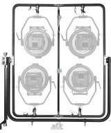 Frame per 4 luci EVOKE con perno Junior