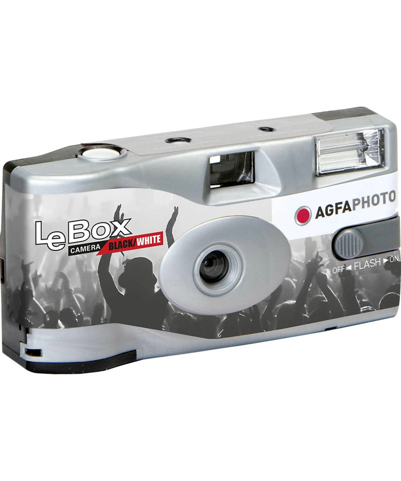 LeBox Usa e Getta, con Flash, 400 ISO, 36 Foto Bianco e Nero