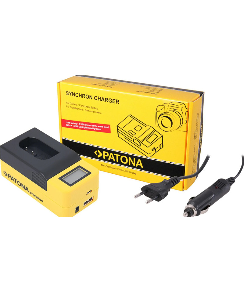 Caricabatteria LCD per DMW-BLK22
