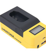 Caricabatteria LCD per DMW-BLK22