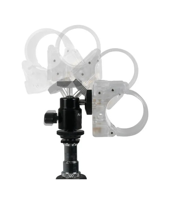 Mini Clamp In Policarbonato Con Testa A Sfera Per Pavotube 6c II