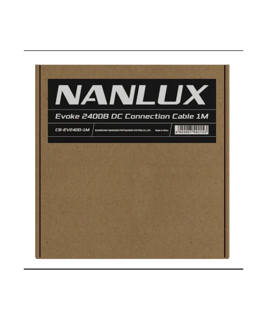 Nanlux CB-EV2400-1M Cavo di Connessione DC per Evoke 1200B da 1mt