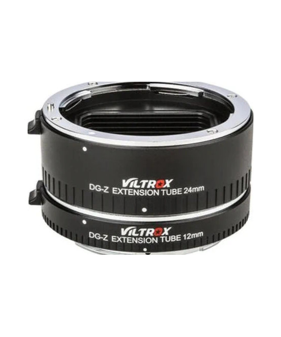 Set di anelli tubo estensione macro (12 mm + 24 mm), supporto TTL e AE - Nikon Z