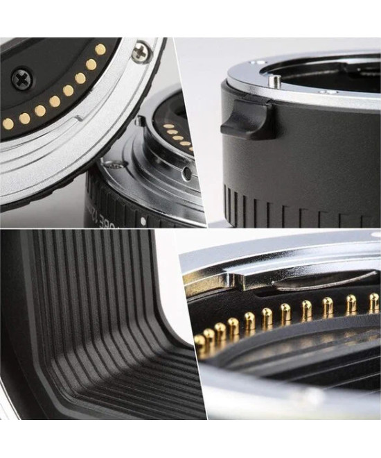 Set di anelli tubo estensione macro (12 mm + 24 mm), supporto TTL e AE - Nikon Z