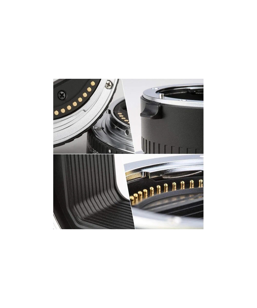 Set di anelli tubo estensione macro (12 mm + 24 mm), supporto TTL e AE - Nikon Z