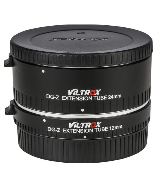 Set di anelli tubo estensione macro (12 mm + 24 mm), supporto TTL e AE - Nikon Z
