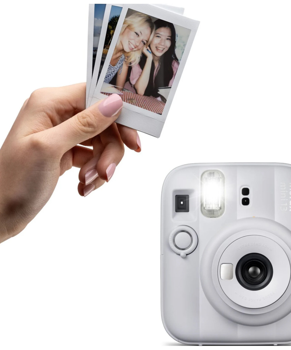 FUJIFILM INSTAX MINI 13 Fotocamera a Pellicola Istantanea Clay White
