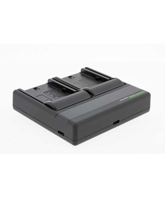 PREMIUM DUAL PD PERFORMANCE CHARGER FOR SONY NP-FM50 INCL. USB-C INPUT/OUTPUT