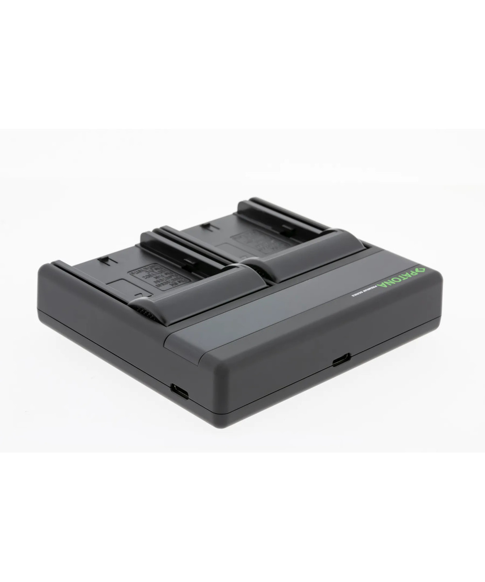 PREMIUM DUAL PD PERFORMANCE CHARGER FOR SONY NP-FM50 INCL. USB-C INPUT/OUTPUT