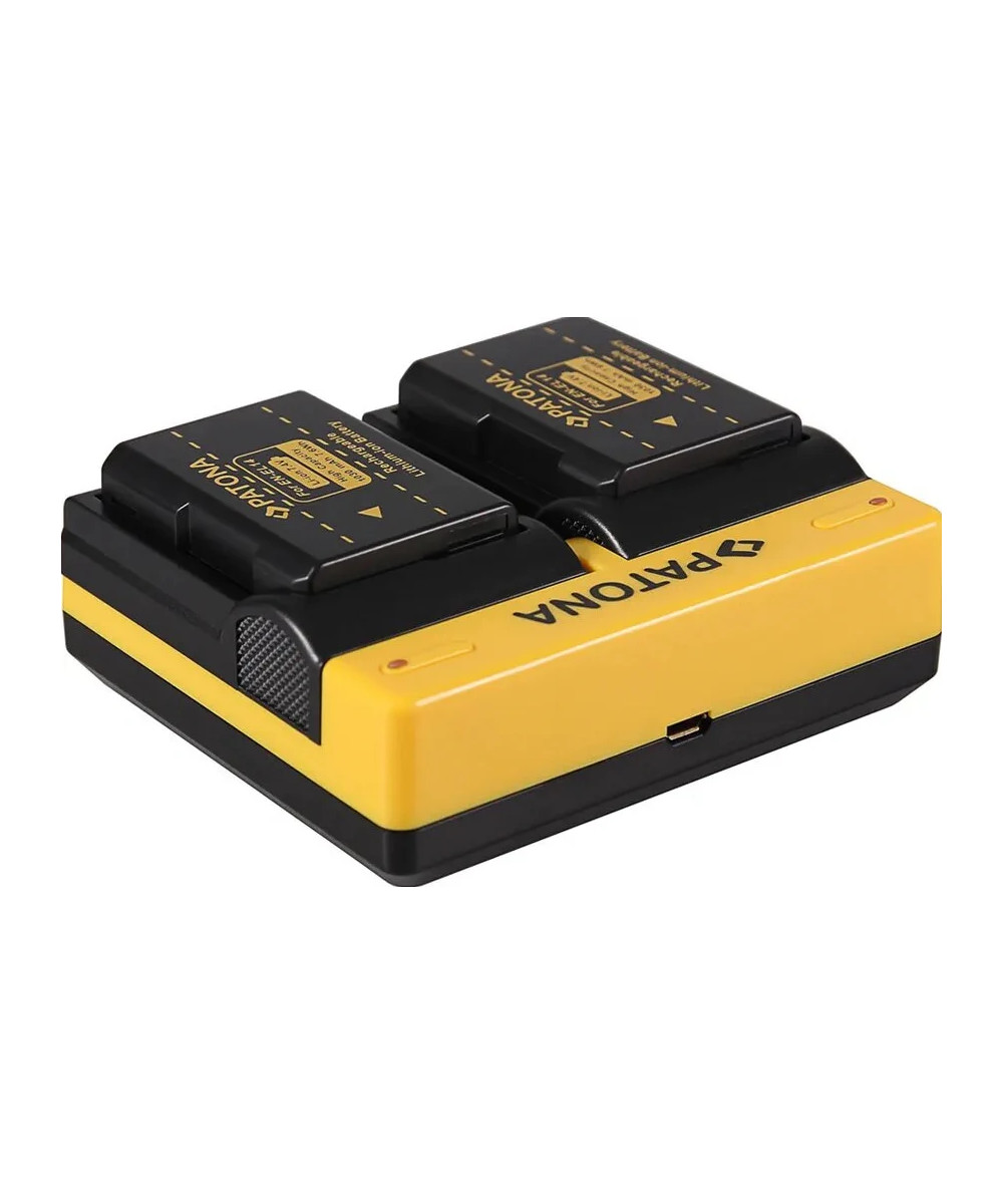 DUAL CHARGER NIKON EN-EL14 COOLPIX D3100 D3200 D5100 D5200 P7000 P7100 P7700 INCL. MICRO-USB