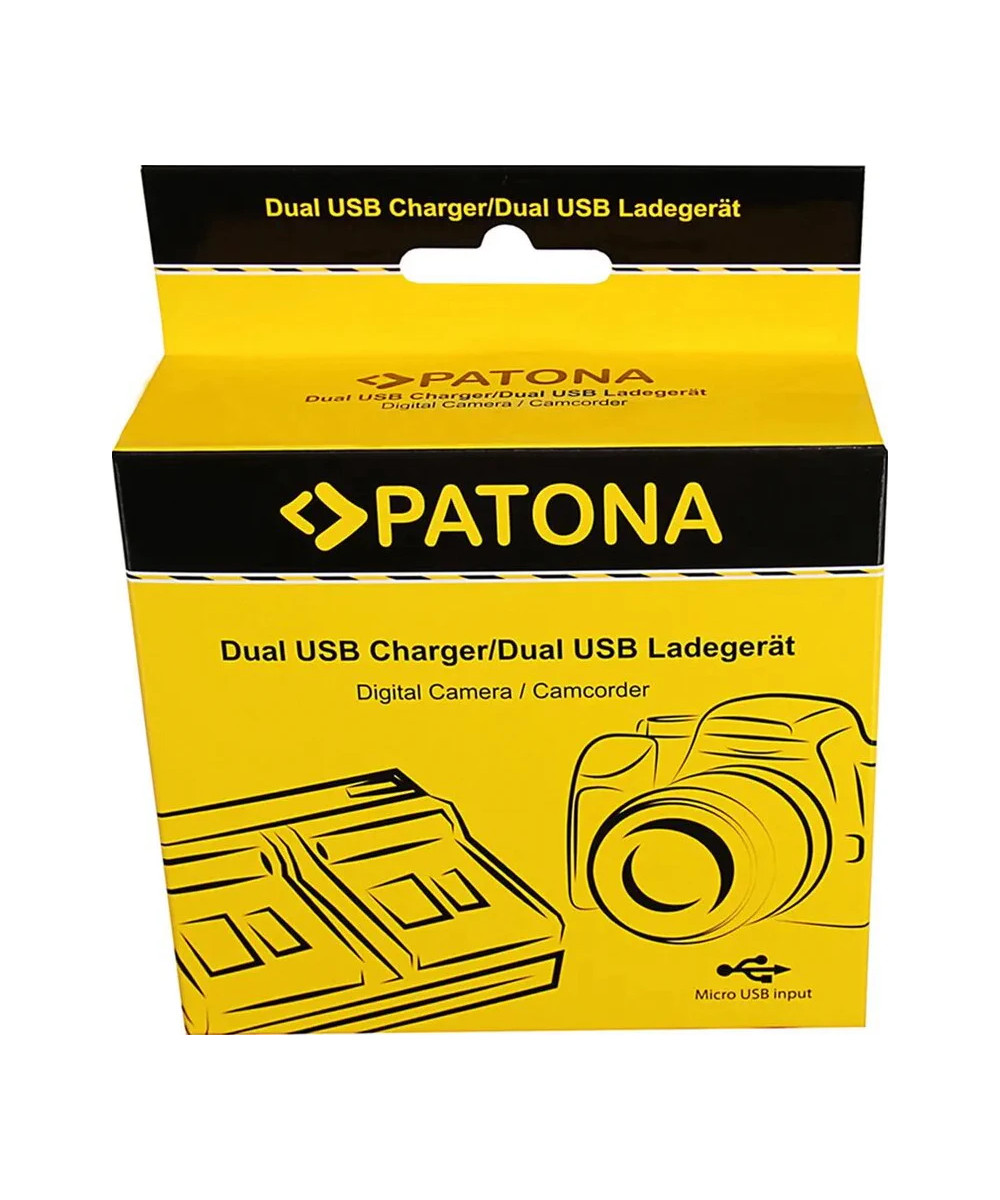 DUAL CHARGER NIKON EN-EL14 COOLPIX D3100 D3200 D5100 D5200 P7000 P7100 P7700 INCL. MICRO-USB