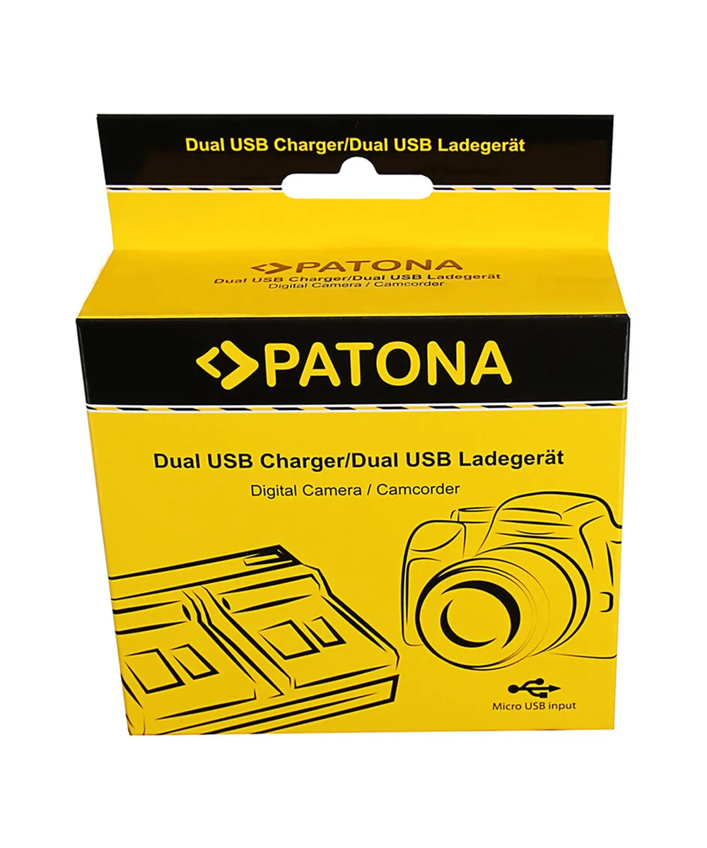DUAL CHARGER FUJIFILM FUJI NP-W126 FINEPIX HS30 EXR HS30EXR HS-30EXR HS33 INCL. MICRO-USB CABLE